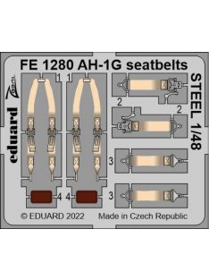 Eduard - AH-1G seatbellts STEEL 1/48