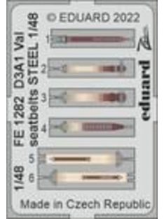 Eduard - D3A1 Val seatbelts STEEL 1/48