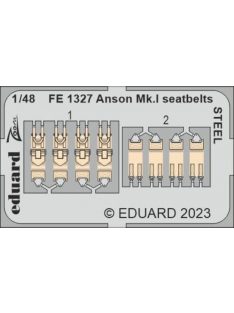 Eduard - Anson Mk.I seatbelts STEEL 1/48 for AIRFIX