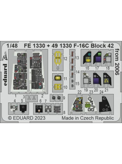 Eduard - F-16C Block 42 from 2006 1/48 for KINETIC