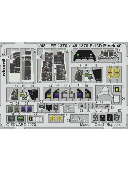 Eduard - F-16D Block 40 1/48 KINETIC