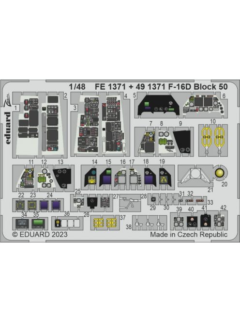 Eduard - F-16D Block 50 1/48 KINETIC