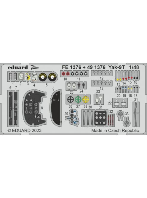 Eduard - Yak-9T 1/48 ZVEZDA