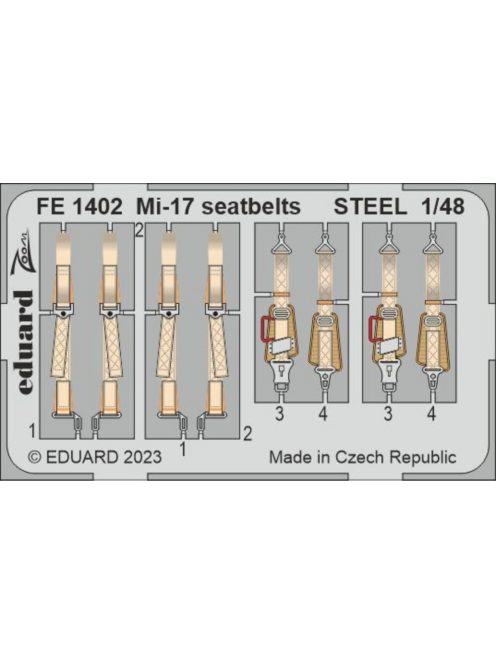 Eduard - Mi-17 seatbelts STEEL 1/48