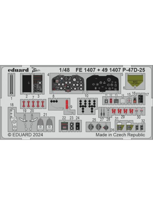 Eduard - P-47D-25 1/48
