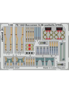 Eduard - Buccaneer S.2B seatbelts STEEL  AIRFIX