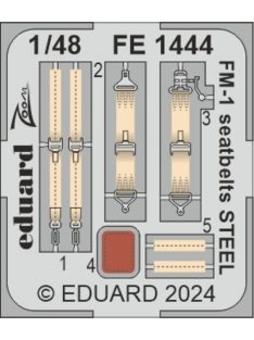 Eduard - FM-1 seatbelts STEEL   TAMIYA