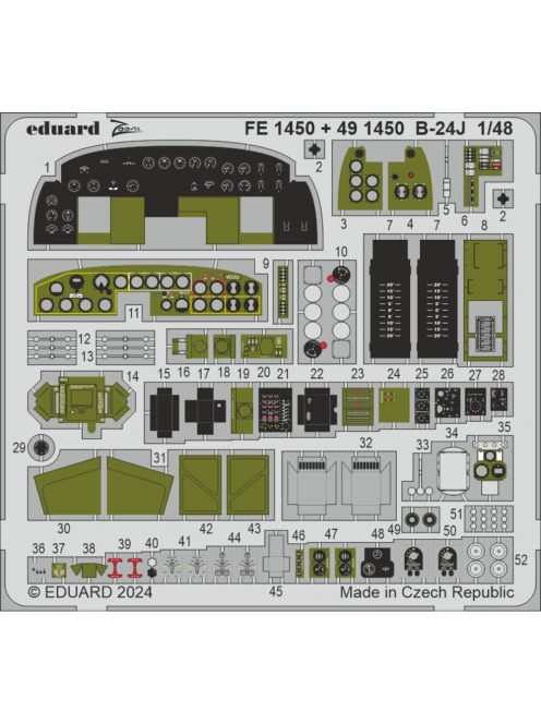 Eduard - B-24J  HOBBY BOSS