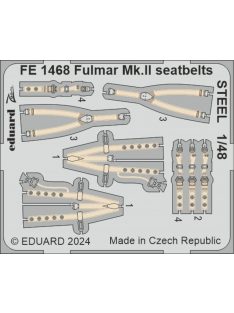 Eduard - Fulmar Mk.II seatbelts STEEL