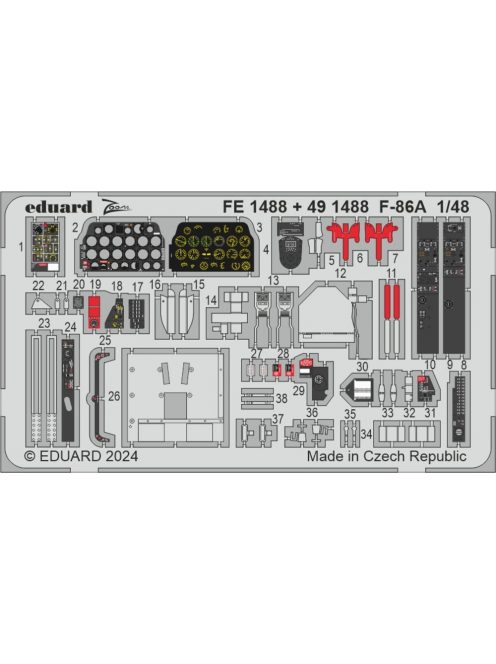 Eduard - F-86A  CLEAR PROP