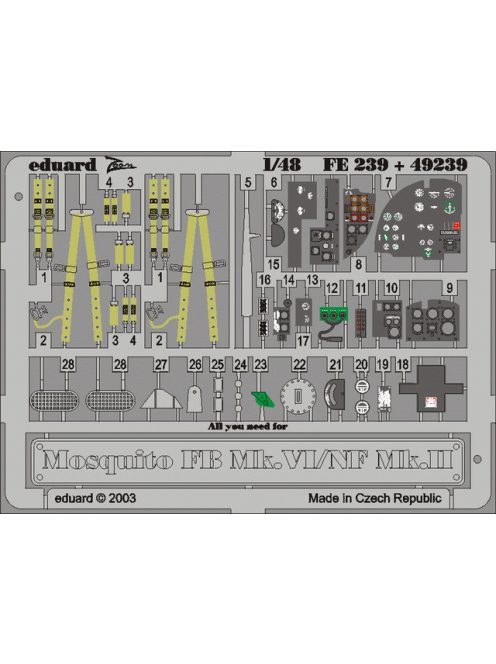 Eduard - Mosquito FB Mk.VI/NF Mk.II 