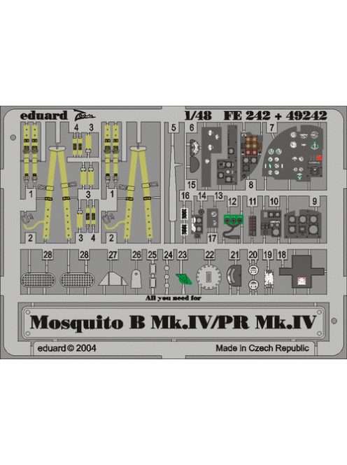 Eduard - Mosquito B.Mk.IV/PR Mk.IV for Tamiya