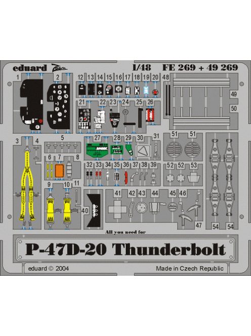 Eduard - P-47D-20 Thunderbolt 