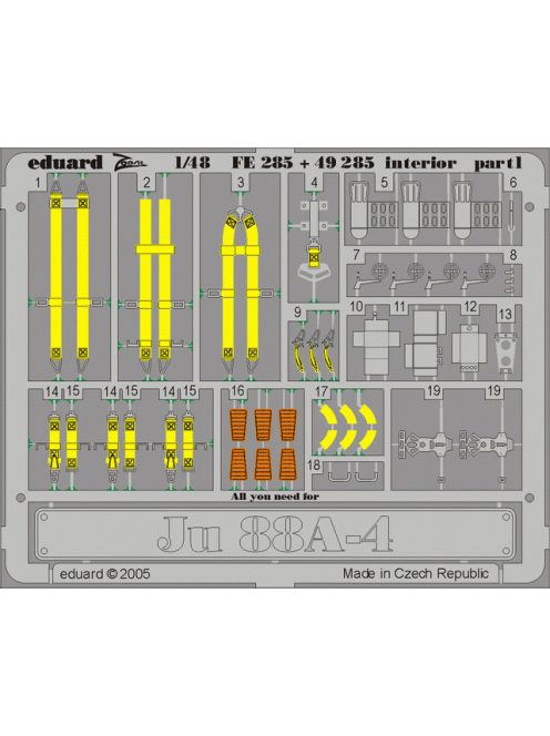 Eduard - Ju 88A-4 interior 