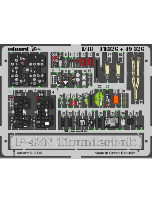 Eduard - P-47N Thunderbolt for Academy