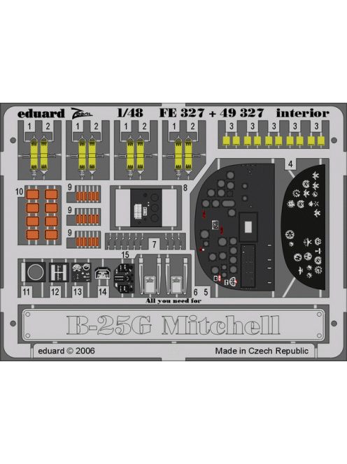 Eduard - B-25G Mitchell interior for Accurate Miniatures