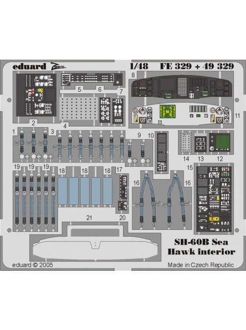 Eduard - SH-60B Sea Hawk interior 