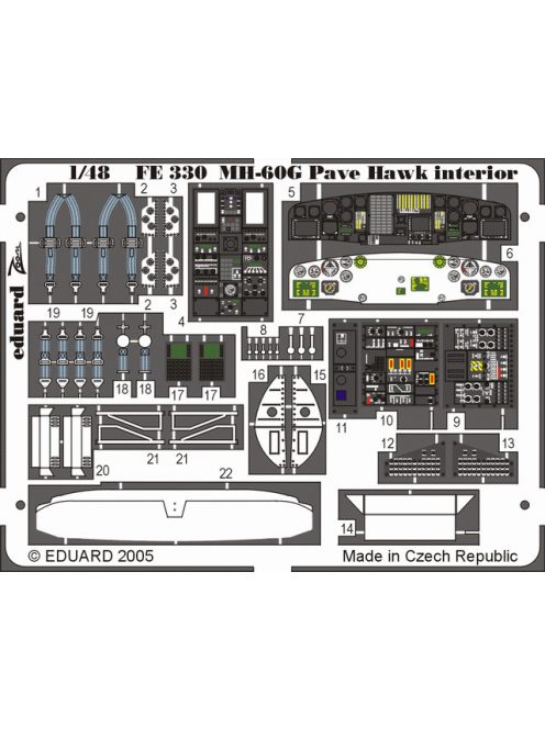 Eduard - MH-60G Pave Hawk interior 