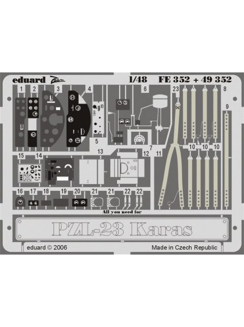 Eduard - PZL-23 Karas for Mirage