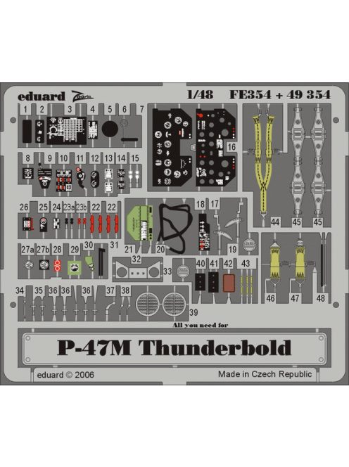 Eduard - P-47M Thunderbolt for Tamiya.