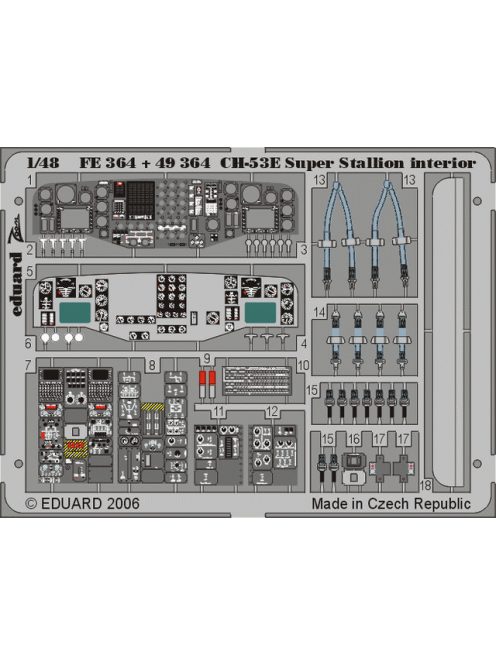 Eduard - CH-53E Super Stallion interior for Academy/MRC