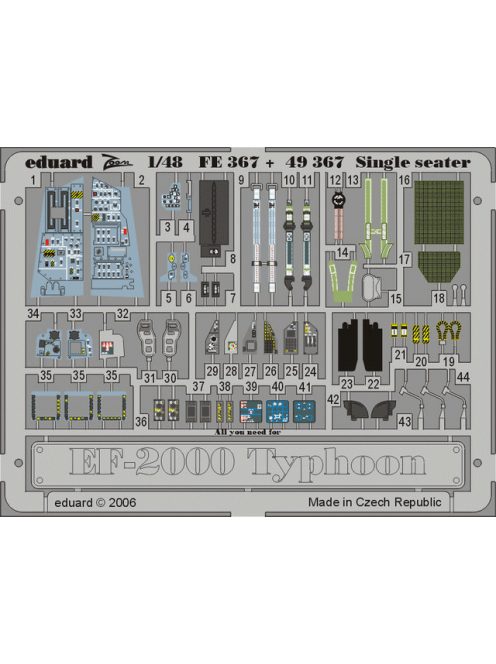 Eduard - EF-2000 Typhoon Single Seater for Revell