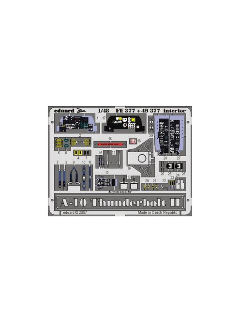 Eduard - A-10 Thunderbolt II interior for Italeri