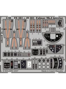 Eduard - Fulmar Mk.I interior self adhesive for MPM