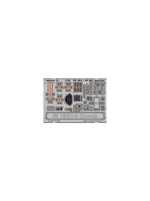 Eduard - Fi 156C3 Storch interior s.adh. for Tamiya