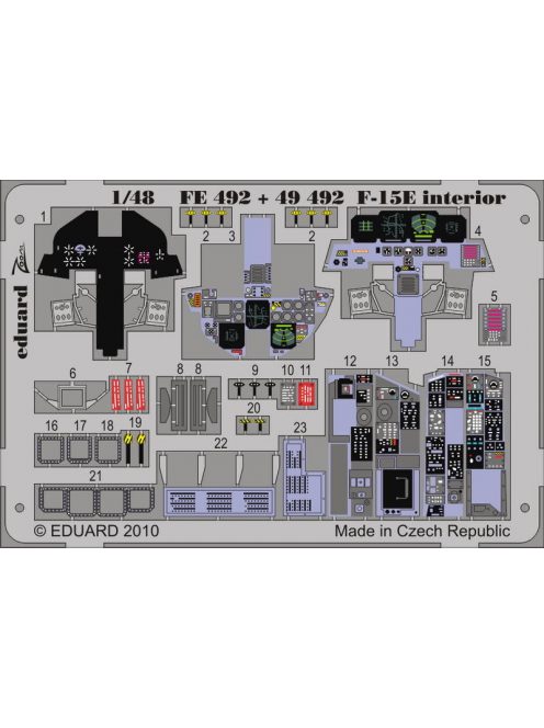 Eduard - F-15E interior S.A. for Academy 12215 