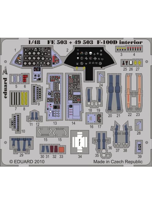 Eduard - F-100D interior S.A. for Hobby Boss 