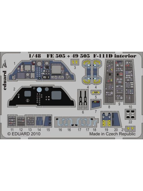 Eduard - F-111D interior S.A. for Hobby Boss 