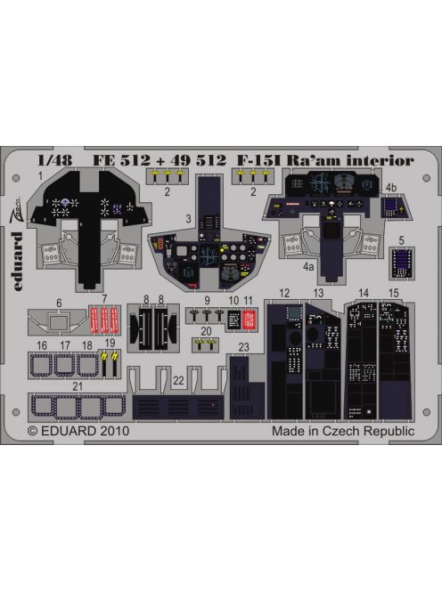 Eduard - F-15l Ra'aM interior S.A. for Academy 