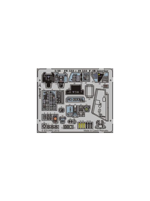 Eduard - F-4B interior S.A. for Hasegawa 