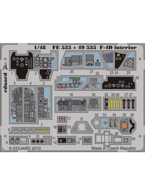 Eduard - F-4D interior S.A. for Hasegawa 