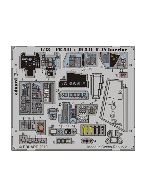 Eduard - F-4N interior S.A. for Hasegawa 