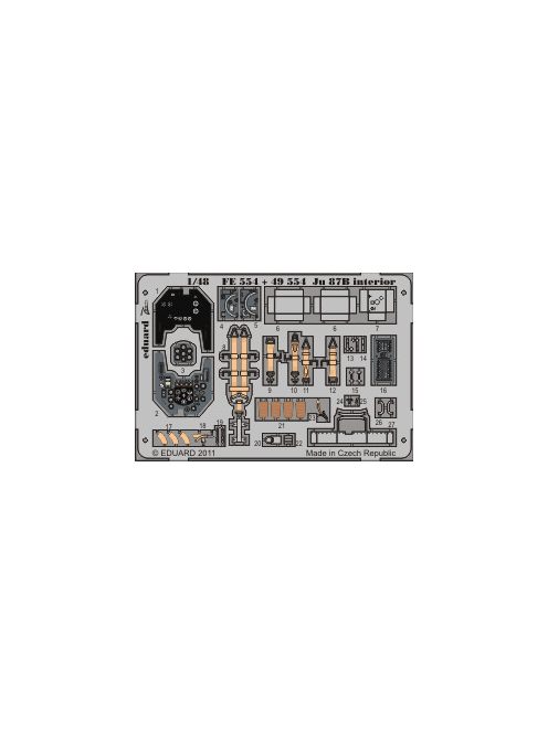 Eduard - Ju 87B interior S.A. for Italeri 