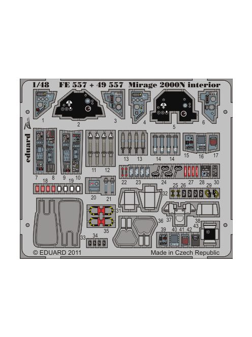 Eduard - Mirage 2000N interior S.A. for Kinetic 