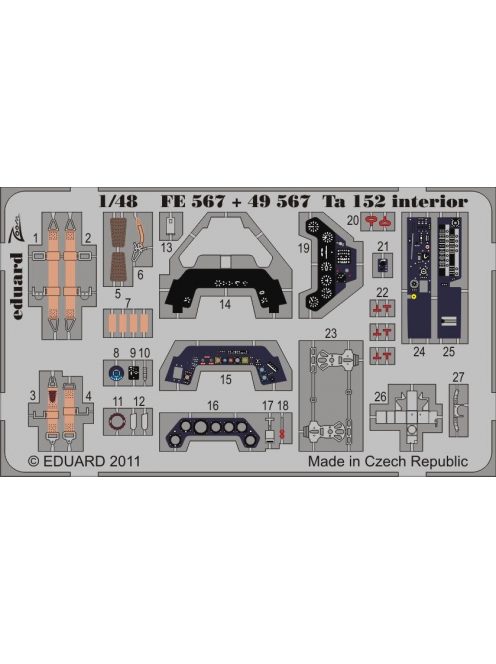 Eduard - Ta 152 interior S.A. for Hobby Boss 