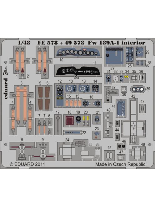 Eduard - Fw 189A-1 interior S.A. for Great Wall H 