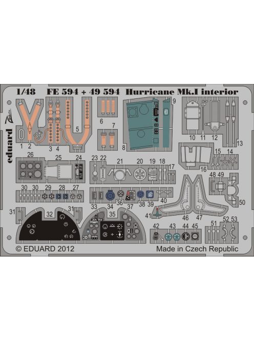 Eduard - Hurricane Mk.I interior S.A. for Italeri 