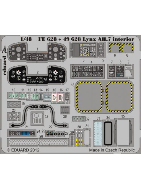 Eduard - Lynx AH.7 interior S.A. for Airfix 