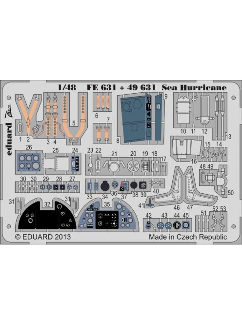 Eduard - Sea Hurricane S.A. for Italeri 