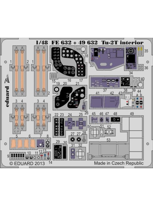 Eduard - Tu-2T interior for Xuntong Model 