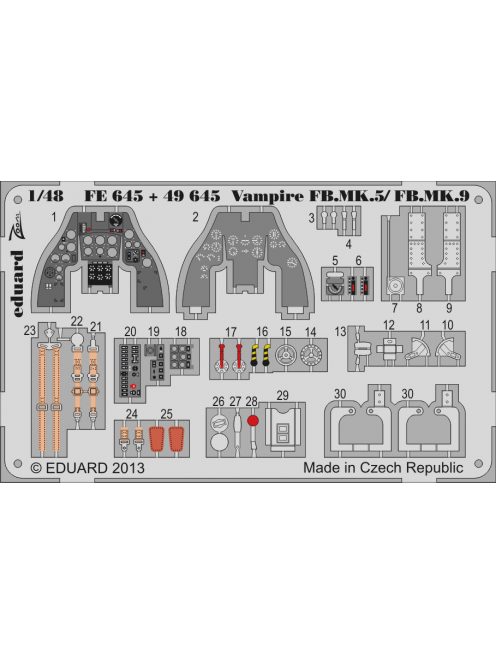 Eduard - Vampire FB.MK.5/FB.MK.9 for Trumpeter 