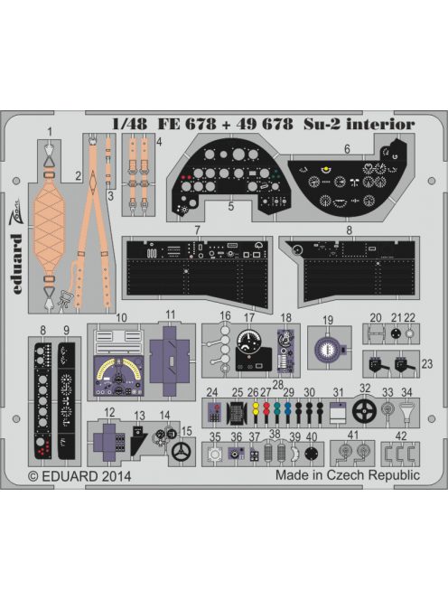 Eduard - Su-2 interior S.A. for Zvezda 