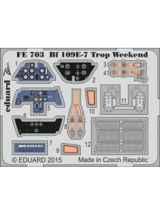 Eduard - Bf 109E-7 Trop Weekend for Eduard 