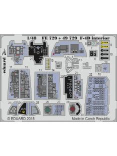 Eduard - F-4D interior S.A. for Academy 