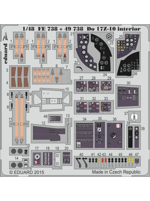 Eduard - Do 17Z-10 interior for ICM 