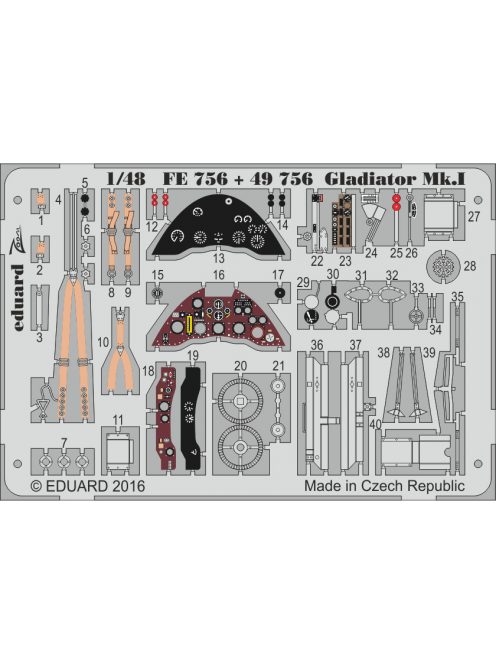 Eduard - Gladiator Mk.I interior for Merit 